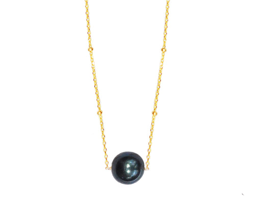 Peacock Pearl Necklace